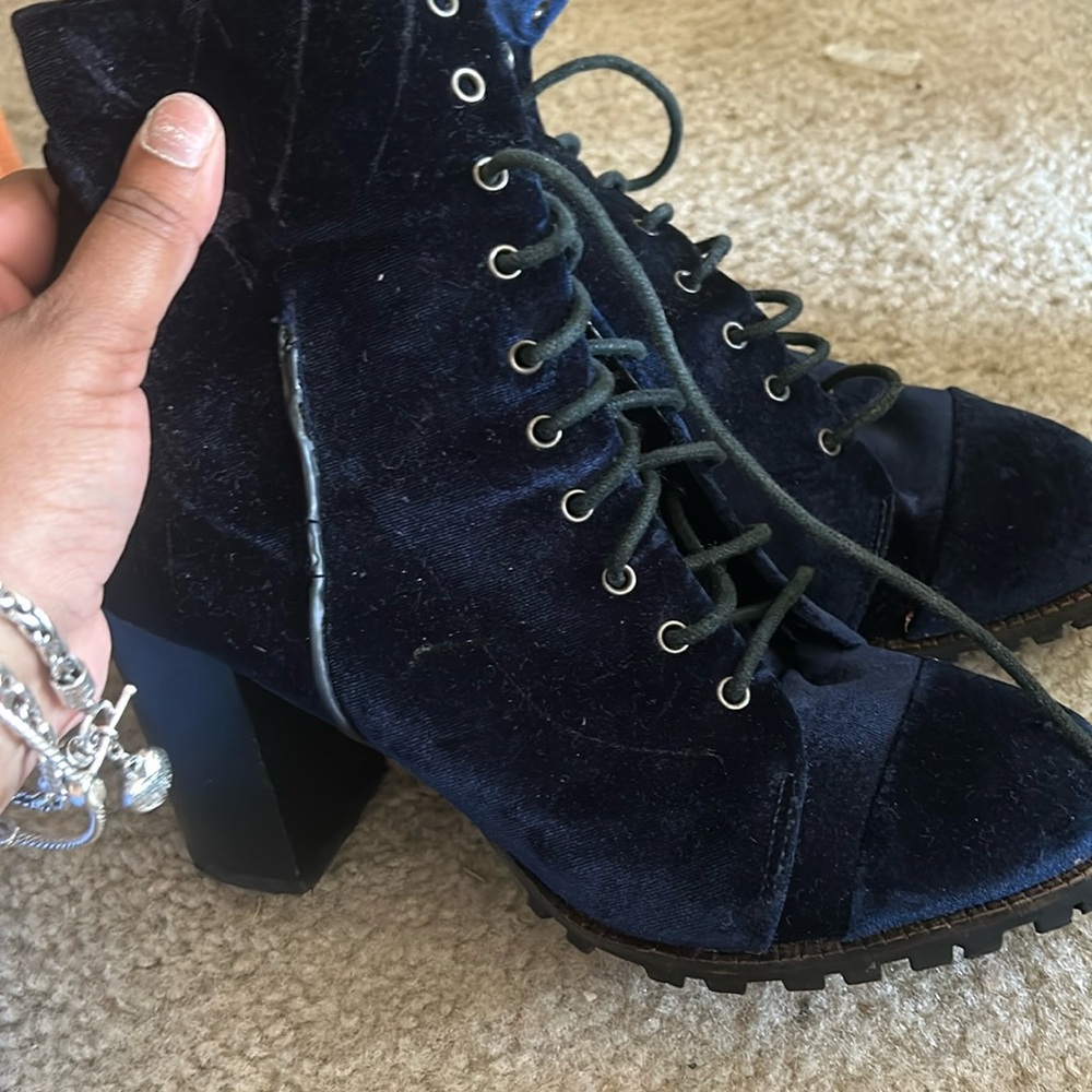 Worn boots